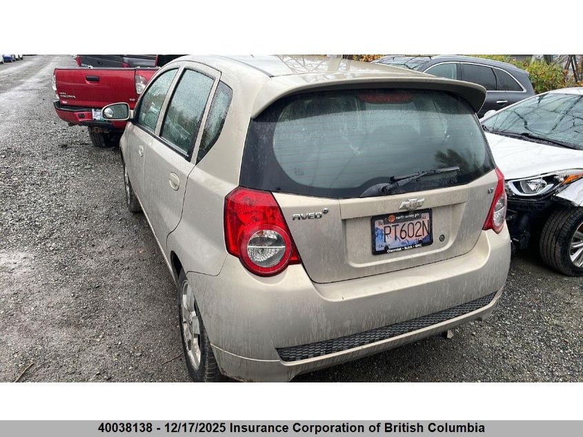 2011 Chevrolet Aveo VIN: 3G1TC6DG7BL148465 Lot: 40038138