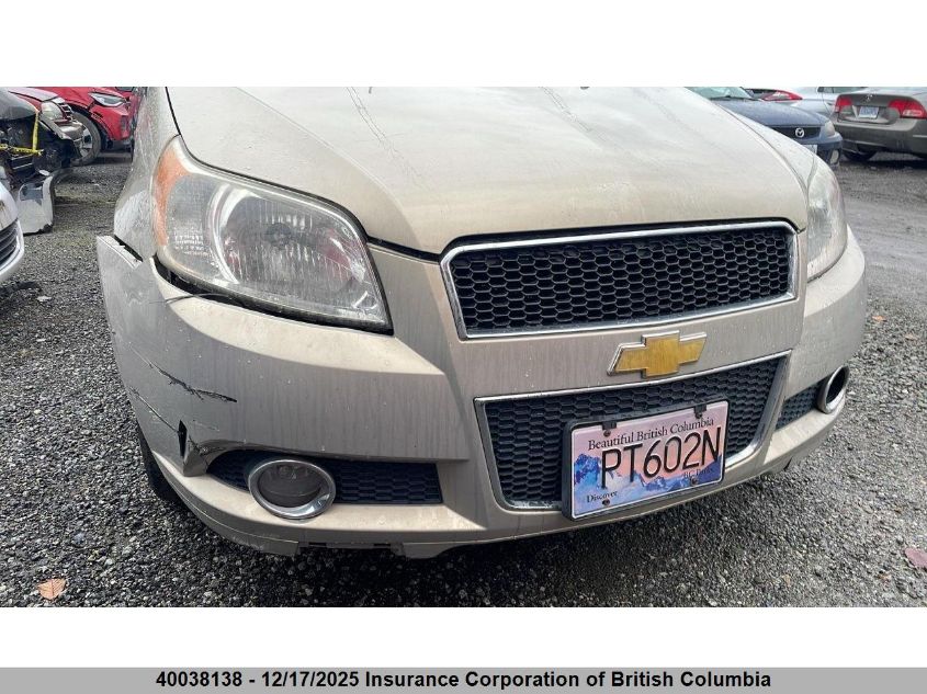 2011 Chevrolet Aveo VIN: 3G1TC6DG7BL148465 Lot: 40038138