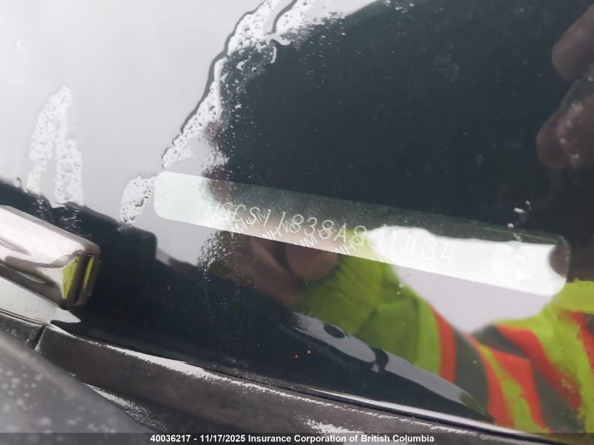 2008 Honda Accord Exl VIN: 1HGCS11838A801434 Lot: 40036217