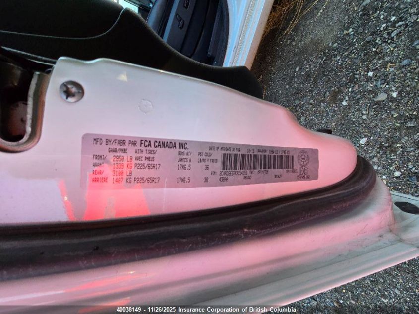 2019 Dodge Grand Caravan Gt VIN: 2C4RDGEG7KR794353 Lot: 40038149