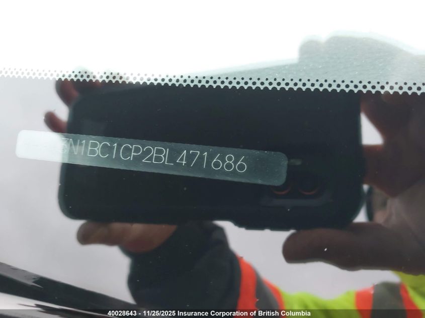 2011 Nissan Versa S/Sl VIN: 3N1BC1CP2BL471686 Lot: 40028643