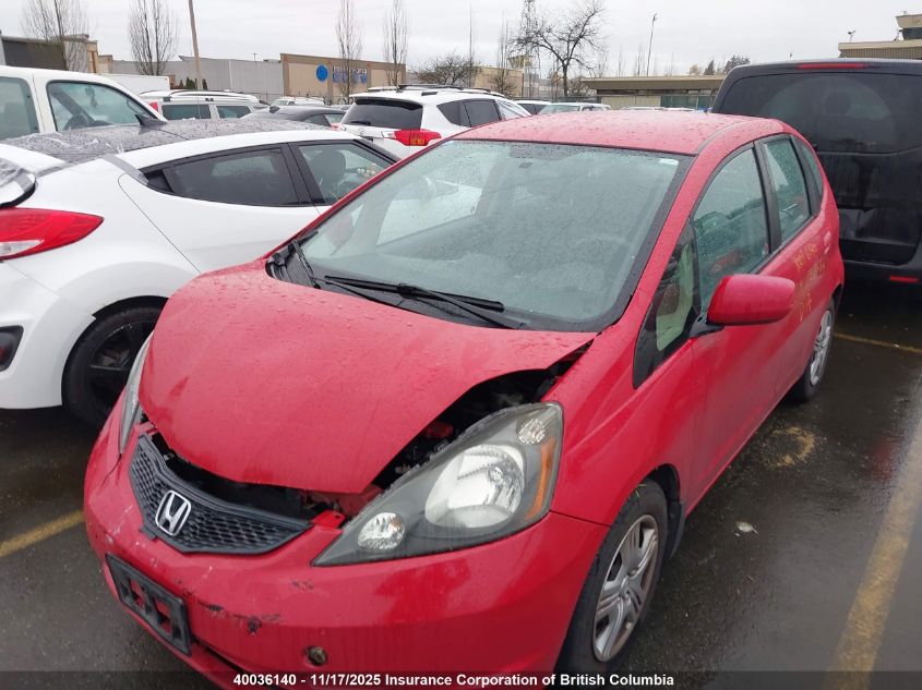 2013 Honda Fit Lx VIN: LUCGE8H51D3001138 Lot: 40036140