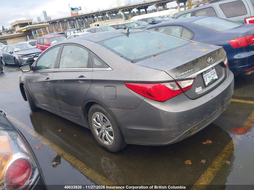 2011 Hyundai Sonata Gls VIN: 5NPEB4AC2BH043437 Lot: 40033920