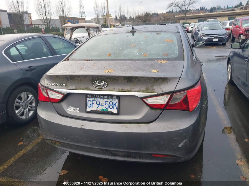 2011 Hyundai Sonata Gls VIN: 5NPEB4AC2BH043437 Lot: 40033920