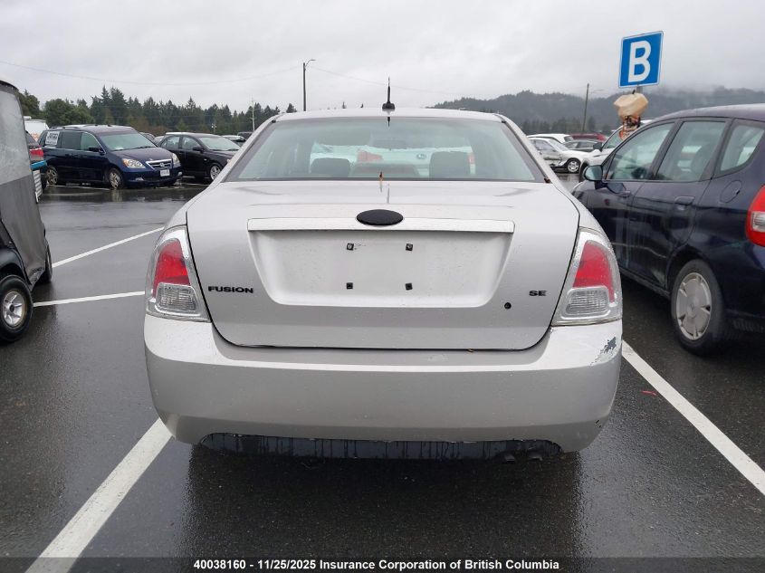 2008 Ford Fusion Se VIN: 3FAHP07Z38R160104 Lot: 40038160