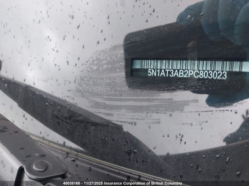 2023 Nissan Rogue VIN: 5N1AT3AB2PC803023 Lot: 40038168