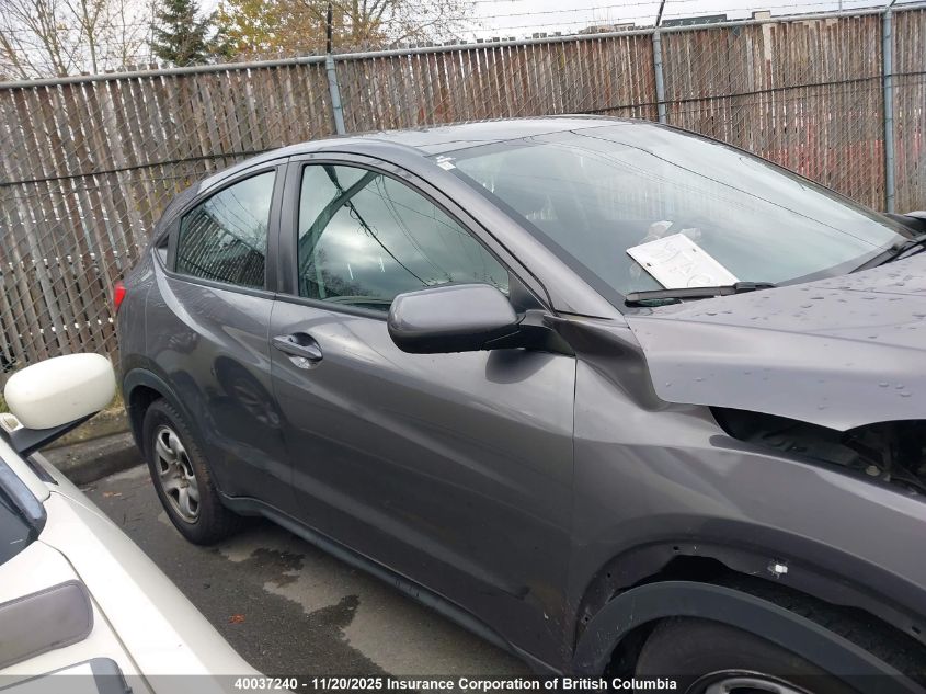 2016 Honda Hr-V Lx VIN: 3CZRU5H37GM105224 Lot: 40037240
