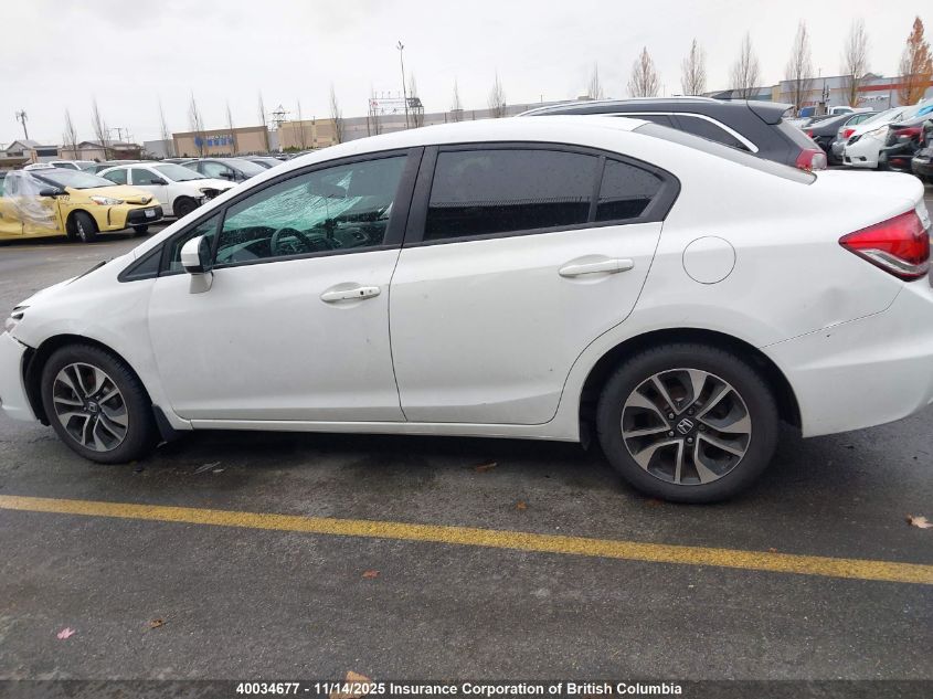 2014 Honda Civic Lx VIN: 2HGFB2F53EH041701 Lot: 40034677