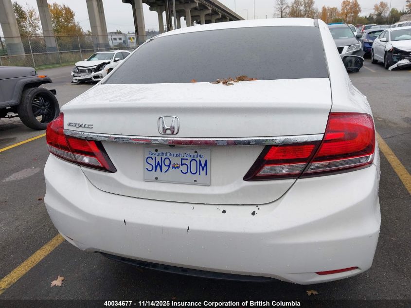 2014 Honda Civic Lx VIN: 2HGFB2F53EH041701 Lot: 40034677