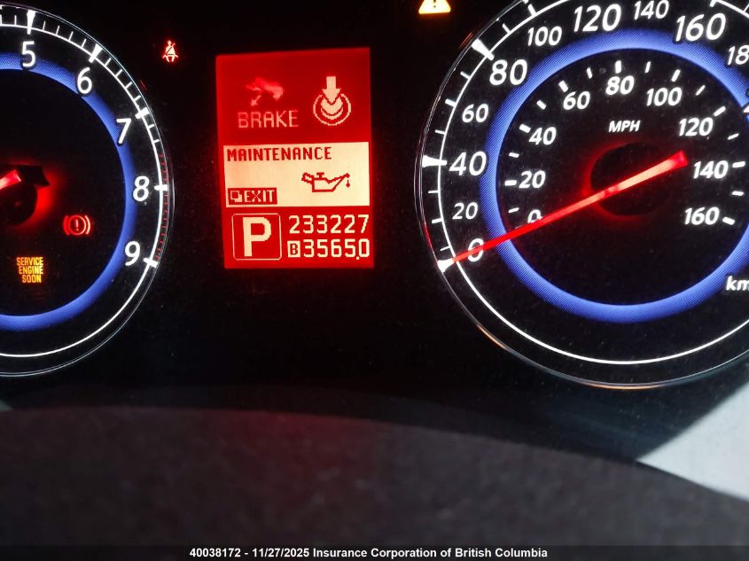 2009 Infiniti Ex35 VIN: JNKAJ09F99M950869 Lot: 40038172