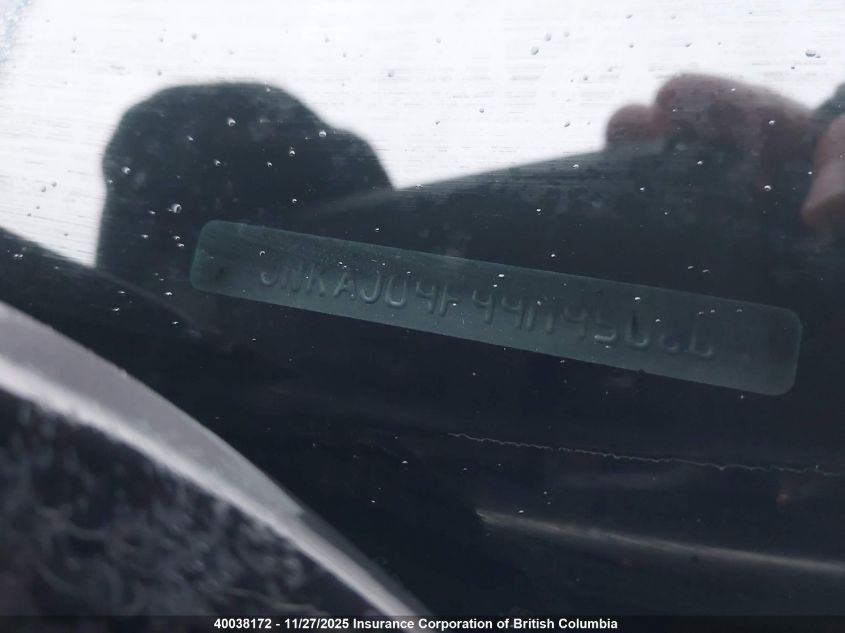 2009 Infiniti Ex35 VIN: JNKAJ09F99M950869 Lot: 40038172