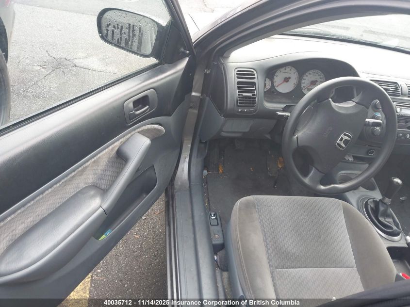 2005 Honda Civic Dx VIN: 2HGES15155H012169 Lot: 40035712