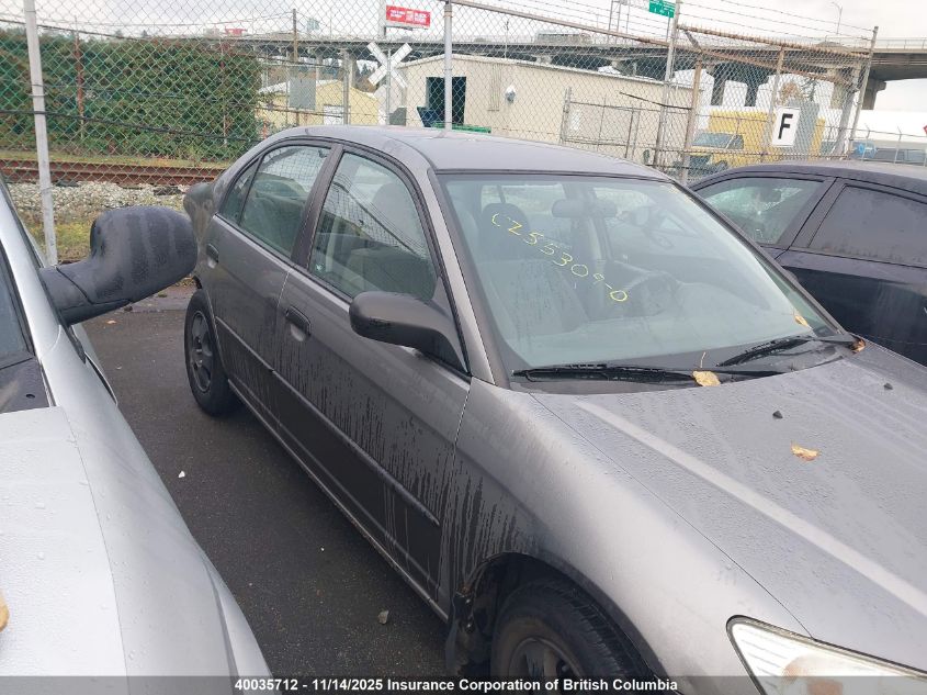 2005 Honda Civic Dx VIN: 2HGES15155H012169 Lot: 40035712