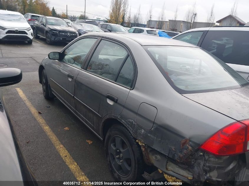 2005 Honda Civic Dx VIN: 2HGES15155H012169 Lot: 40035712