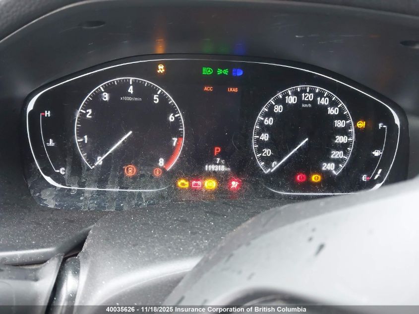 2019 Honda Accord Touring VIN: 1HGCV2F99KA801752 Lot: 40035626