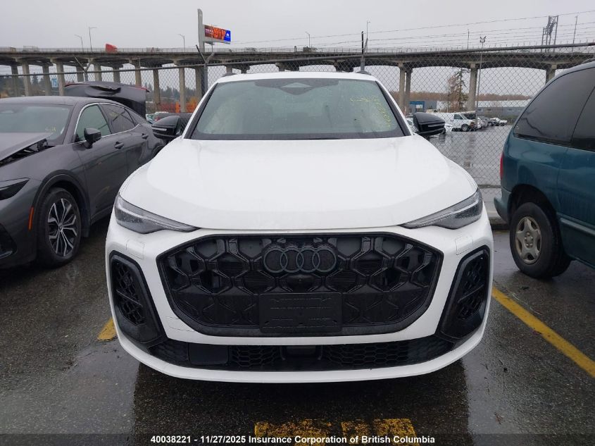 2025 Audi Q5 VIN: WA15AAGUXS2033543 Lot: 40038221