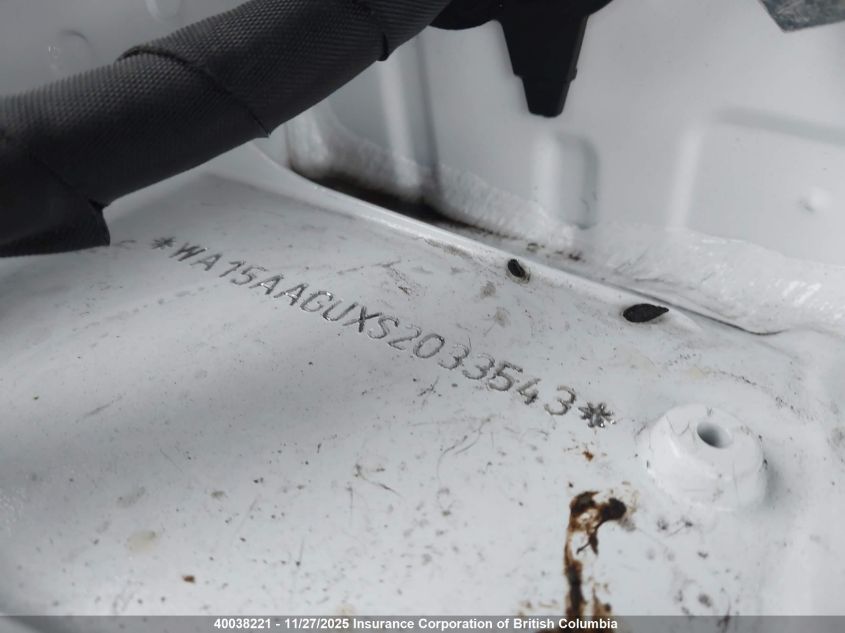 2025 Audi Q5 VIN: WA15AAGUXS2033543 Lot: 40038221