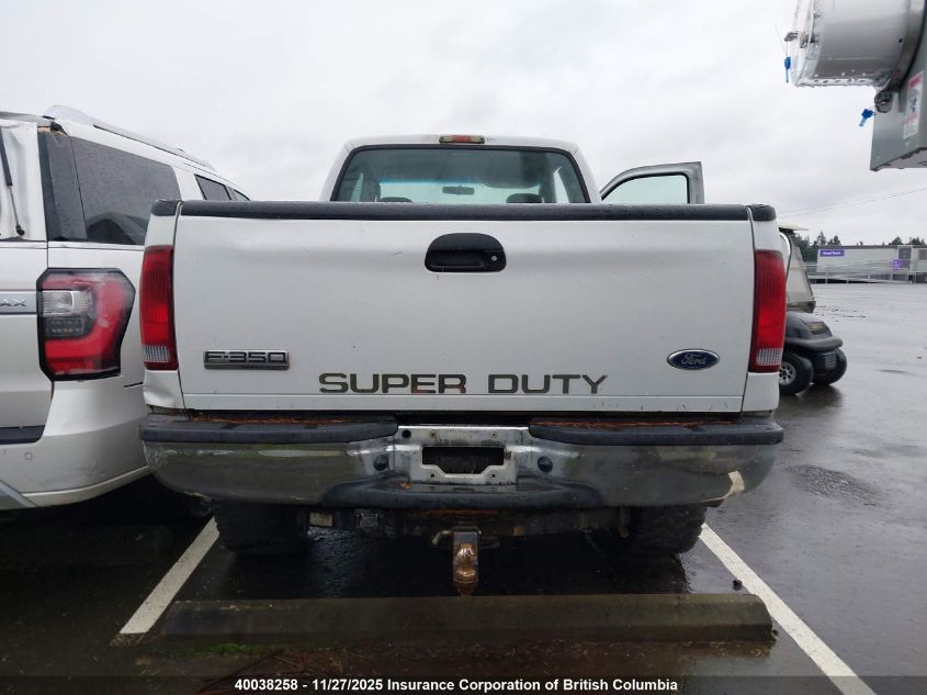 2007 Ford F350 VIN: 1FTWX31P37EB26580 Lot: 40038258