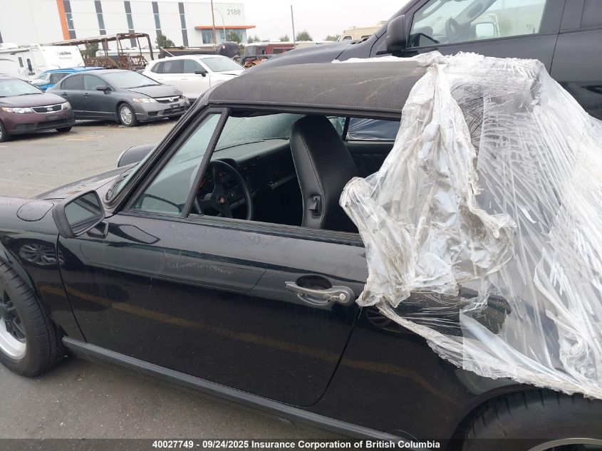 1988 Porsche 911 Carrera VIN: WP0EB0912JS160740 Lot: 40027749