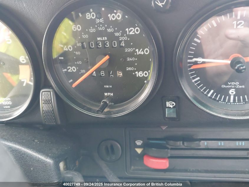 1988 Porsche 911 Carrera VIN: WP0EB0912JS160740 Lot: 40027749