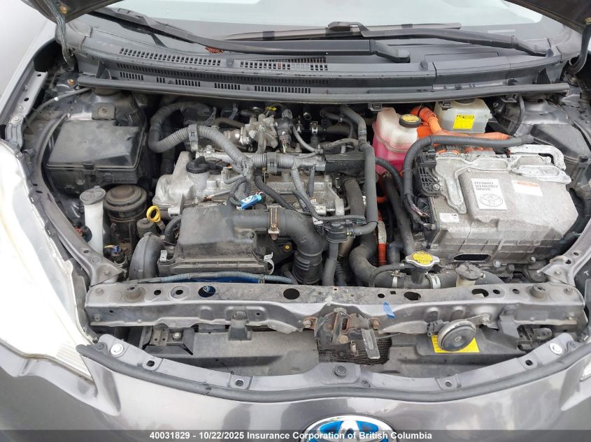 2012 Toyota Prius C VIN: JTDKDTB34C1500716 Lot: 40031829