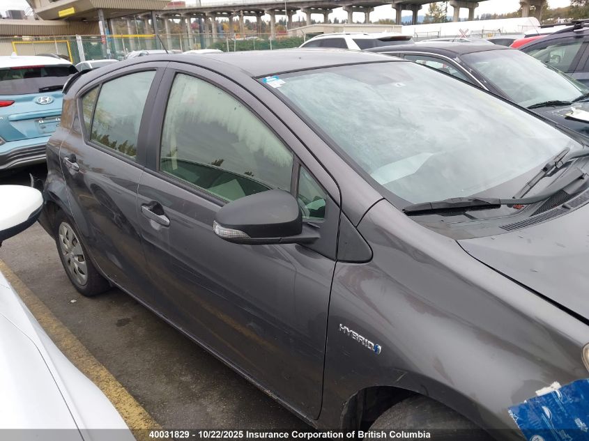 2012 Toyota Prius C VIN: JTDKDTB34C1500716 Lot: 40031829