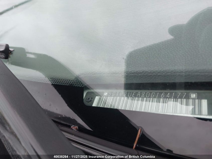 2013 GMC Sierra K1500 Sl VIN: 3GTP2UEA8DG164177 Lot: 40038264