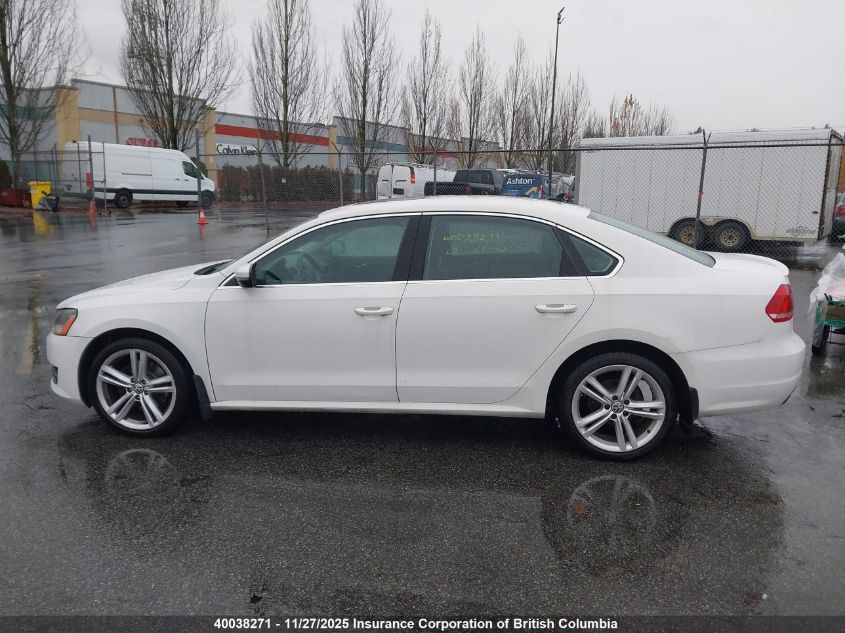 2013 Volkswagen Passat Se VIN: 1VWBH7A34DC120565 Lot: 40038271