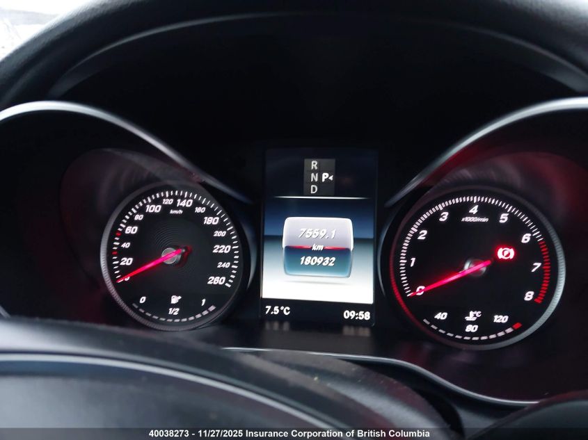 2017 Mercedes-Benz C 300 4Matic VIN: 55SWF4KB8HU210761 Lot: 40038273