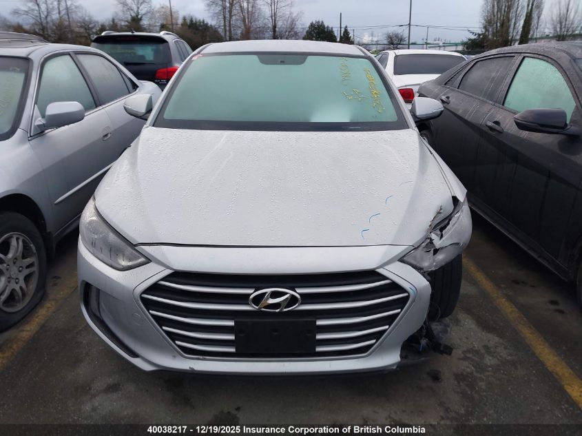 2017 Hyundai Elantra Gl VIN: KMHD84LF2HU379116 Lot: 40038217