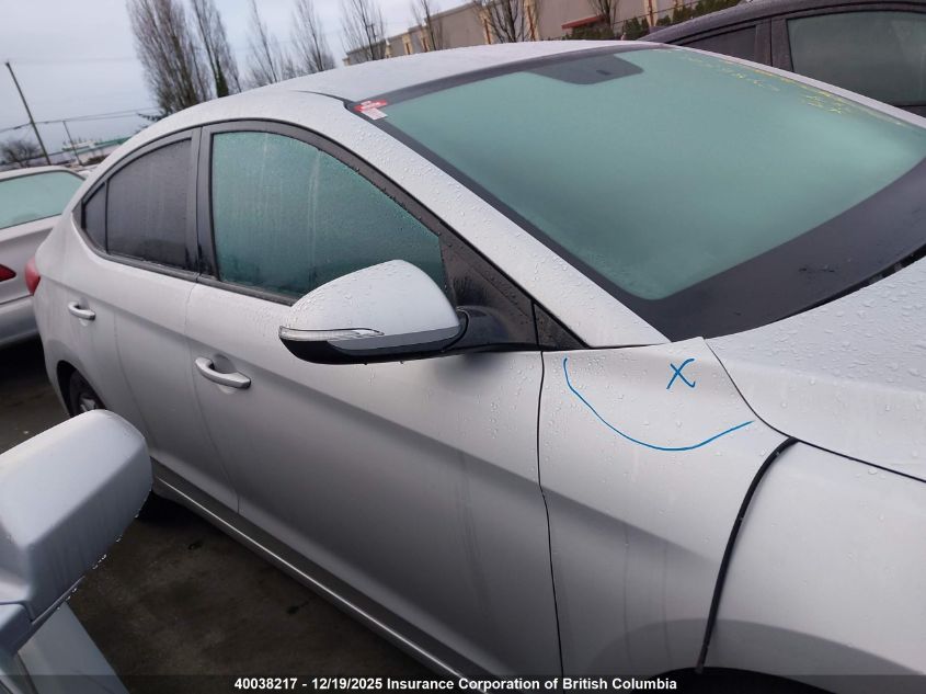 2017 Hyundai Elantra Gl VIN: KMHD84LF2HU379116 Lot: 40038217