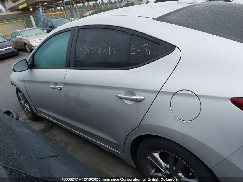 2017 Hyundai Elantra Gl VIN: KMHD84LF2HU379116 Lot: 40038217