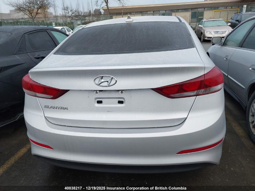 2017 Hyundai Elantra Gl VIN: KMHD84LF2HU379116 Lot: 40038217