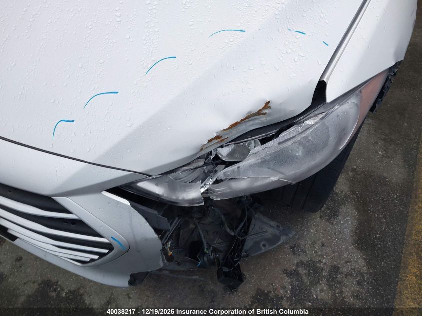 2017 Hyundai Elantra Gl VIN: KMHD84LF2HU379116 Lot: 40038217