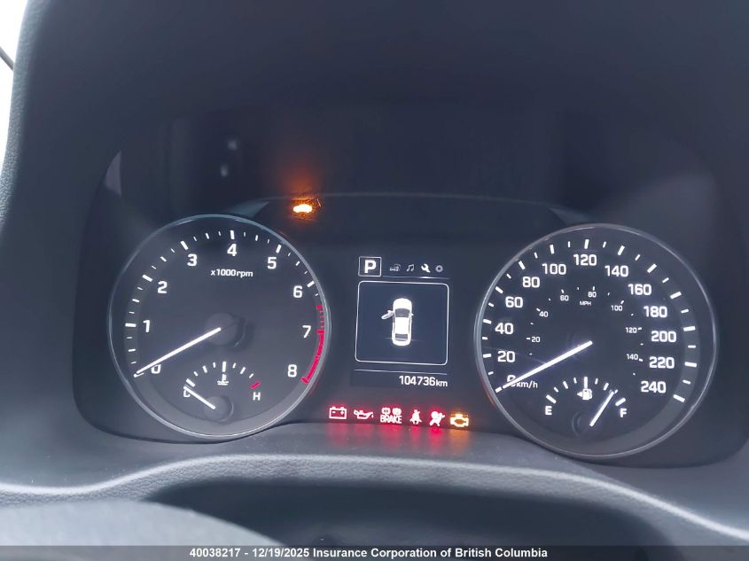 2017 Hyundai Elantra Gl VIN: KMHD84LF2HU379116 Lot: 40038217