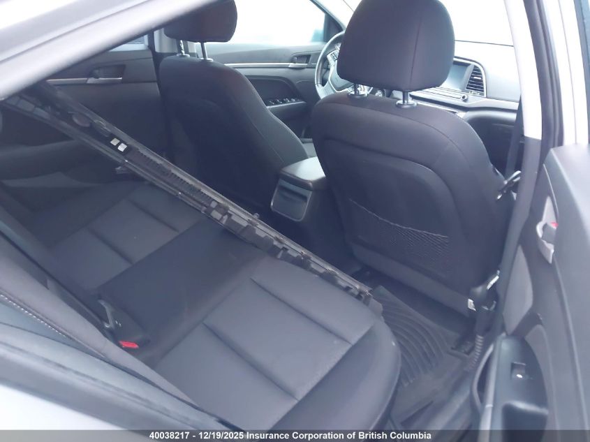 2017 Hyundai Elantra Gl VIN: KMHD84LF2HU379116 Lot: 40038217