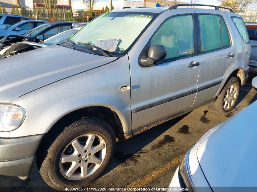 1999 Mercedes-Benz Ml 320 VIN: 4JGAB54E9XA056861 Lot: 40036136