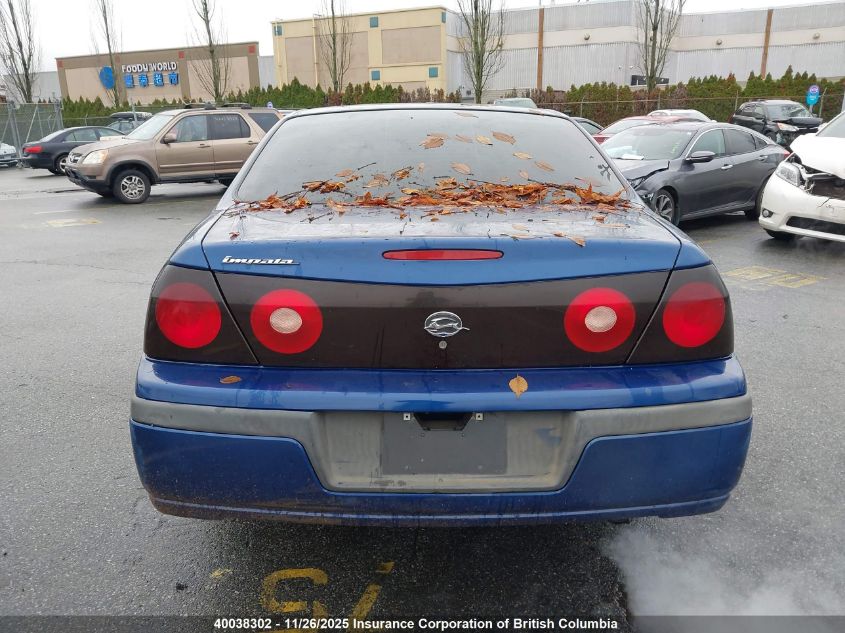 2004 Chevrolet Impala VIN: 2G1WF52EX49419122 Lot: 40038302