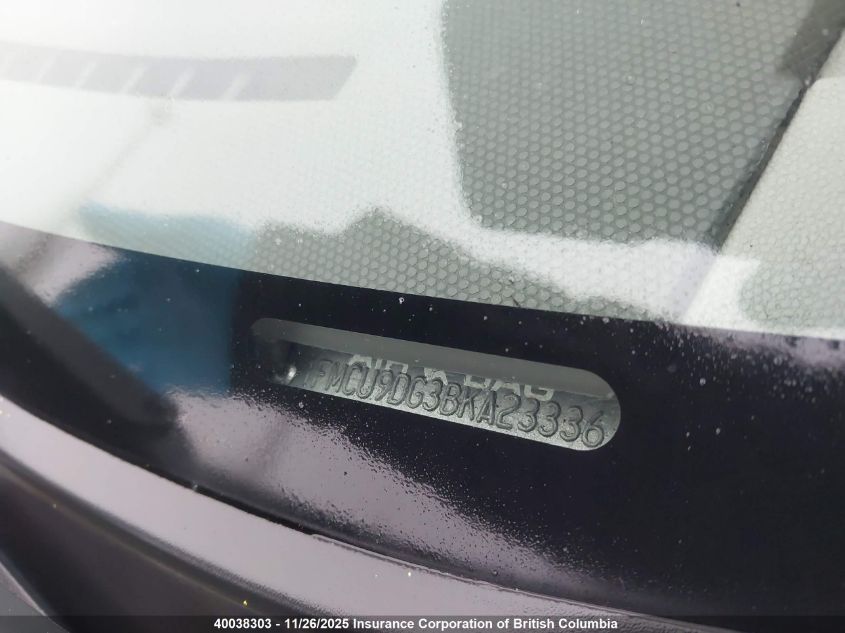 2011 Ford Escape Xlt VIN: 1FMCU9DG3BKA23336 Lot: 40038303