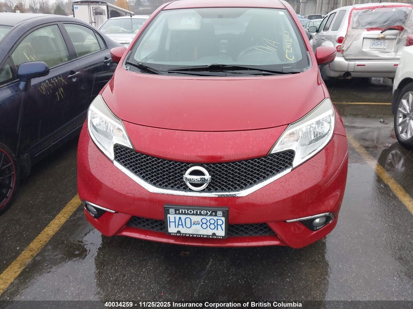 2015 Nissan Versa Note S/S Plus/Sv/Sl/Sr VIN: 3N1CE2CPXFL352200 Lot: 40034259
