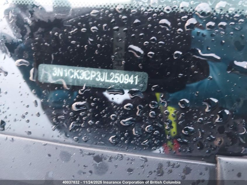 2018 Nissan Micra VIN: 3N1CK3CP3JL250941 Lot: 40037832