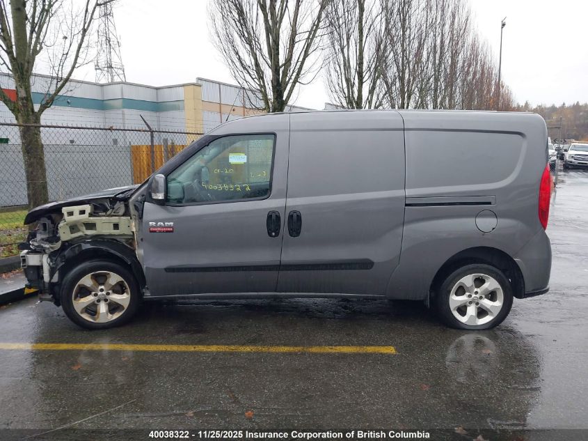 2019 Ram Promaster City Tradesman Slt VIN: ZFBHRFDB9K6M30782 Lot: 40038322