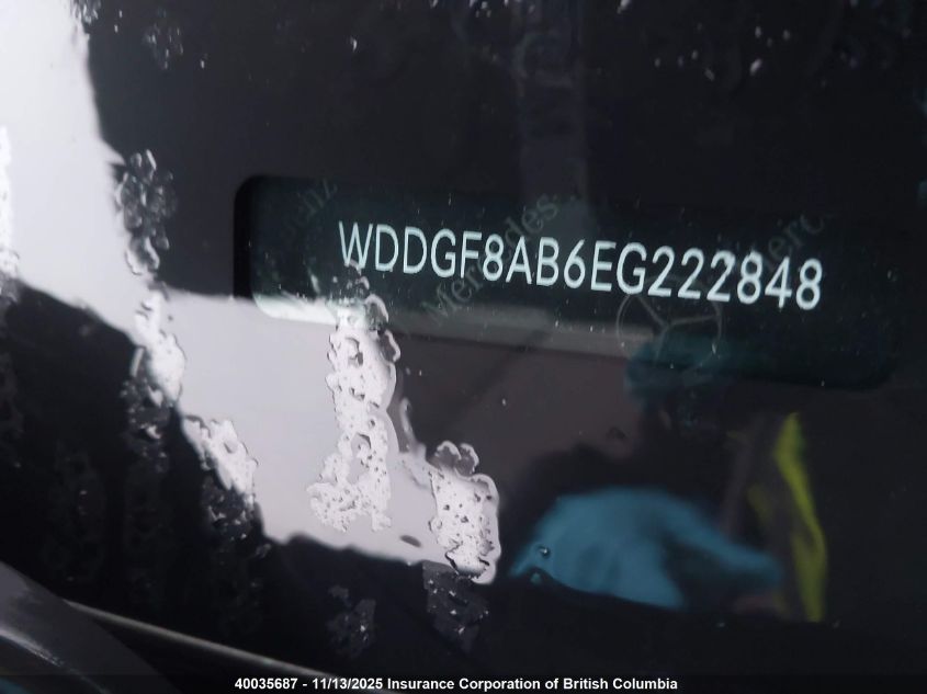 2014 Mercedes-Benz C 300 4Matic VIN: WDDGF8AB6EG222848 Lot: 40035687