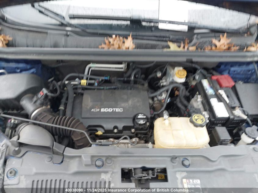 2016 Chevrolet Trax 1Lt VIN: 3GNCJPSB3GL115178 Lot: 40038098