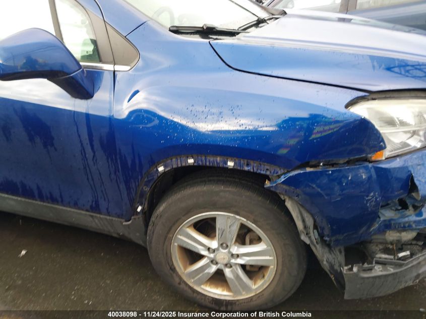 2016 Chevrolet Trax 1Lt VIN: 3GNCJPSB3GL115178 Lot: 40038098