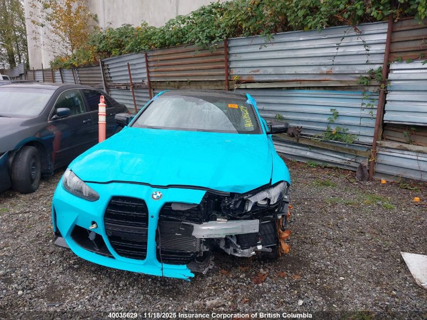 2025 BMW M4 Competition VIN: WBS33HK01SCS46291 Lot: 40035629