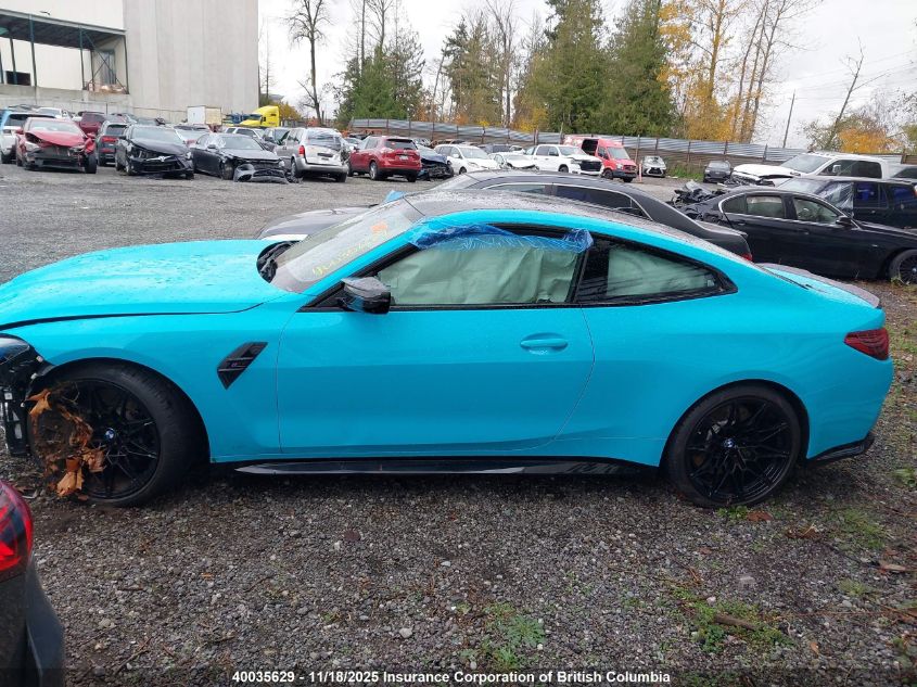 2025 BMW M4 Competition VIN: WBS33HK01SCS46291 Lot: 40035629