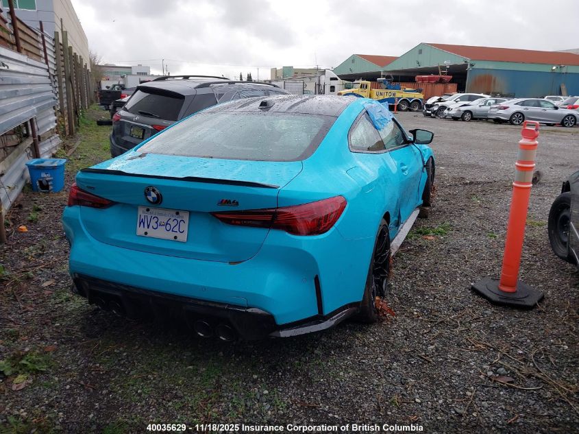 2025 BMW M4 Competition VIN: WBS33HK01SCS46291 Lot: 40035629