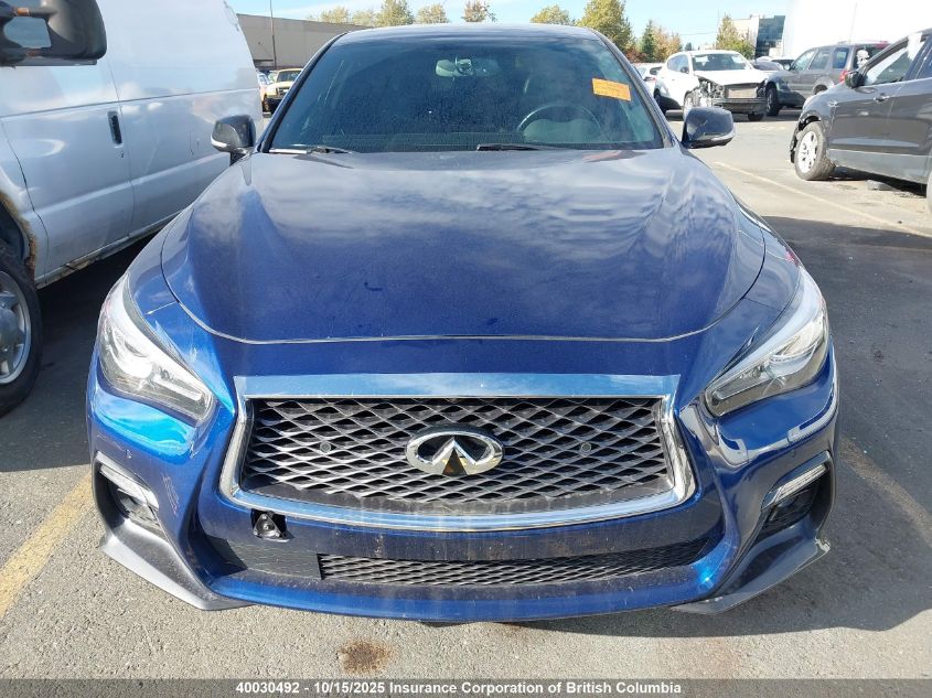 2018 Infiniti Q50 Red Sport 400 VIN: JN1FV7AR8JM480397 Lot: 40030492