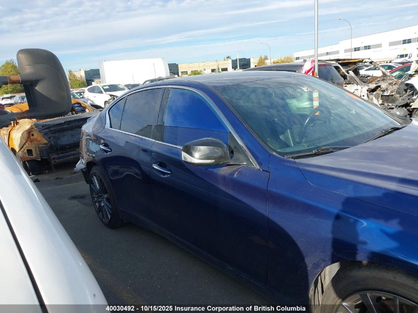 2018 Infiniti Q50 Red Sport 400 VIN: JN1FV7AR8JM480397 Lot: 40030492